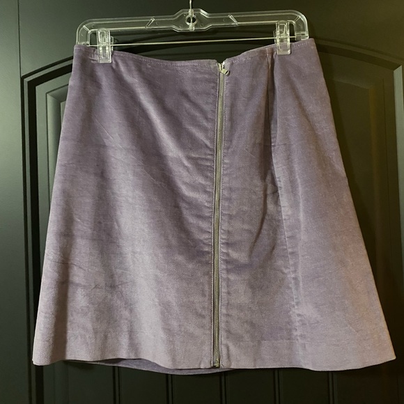 Loft lavender velvet skirt - Picture 1 of 3